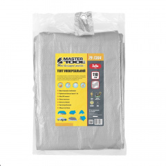 Тент MASTERTOOL 3х4 м 110 г/м²/ Silver (79-7304) Київ
