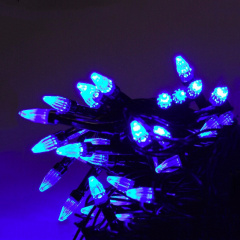 Гирлянда Gonchar Конус 100 LED Черный провод 10 м Синий (MR35778) Сумы