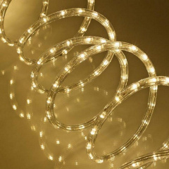 Світлодіодна гірлянда-шланг Xmas Rope light для новорічного декору вулиці 10м світло LED - Теплий білий Черкаси
