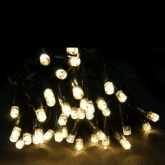 Світлодіодна гірлянда Led на 100 світлодіодів 8 м зелений провід Тепла біла Ужгород