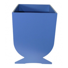 Урна сміттєвий бак для вулиці Ferrum №5 Brilliant Blue (У05) Чернігів