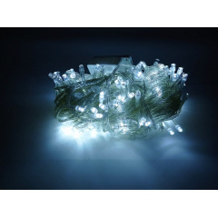 Гирлянда Xmas 200L Нить Прозрачный Провод Холодный Белый Свет 18М 165-Cl107W Київ