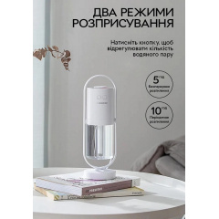 Увлажнитель воздуха портативный Humidifier с ионизацией аромадифузор электрический Белый (STB-J1240) Ворожба