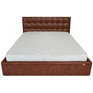 Ліжко двоспальне Richman Chester New Comfort 160 х 190 см Мадрас Whisky Коричневий