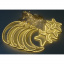 Гирлянда Xmas Copper curtain 7260 9WW-1, 3x0.7 м Желтый свет Чортків
