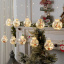 Гирлянда MHZ Xmas WW-1 Copper curtain ball lamp 7258 Снеговик теплый Белый свет Вінниця