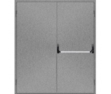 Протипожежні двері Антипаніка 1200х2000х2250 мм колір рал сірий
