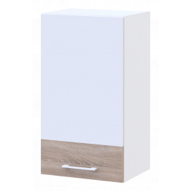 Кухня Doros Лея В72_Ш40 верхняя узкая Белый/Дуб Сонома ДСП 40х31.6х72 (81359337.2)