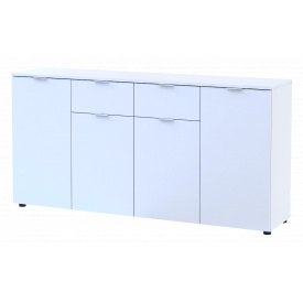Комод Doros Рон 4 Белый 4 фасада 2 шухляды 160х38х81 (44900222)