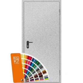 Противопожарная дверь 600х1000х2200 мм цвет рал 