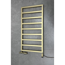 Рушникосушка комбінована Terma Grid 990x500 Brass, тен ONE + вентиль Unico