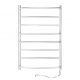 Полотенцесушитель электрический SANTAN Лестница Омега 530х800 белый, правосторонний