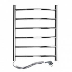 Полотенцесушитель электрический SANTAN Лестница Камелия 480х600 нерж., левосторонний