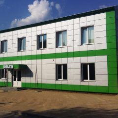 Встановлення вентфасаду із металевих касет Вінниця