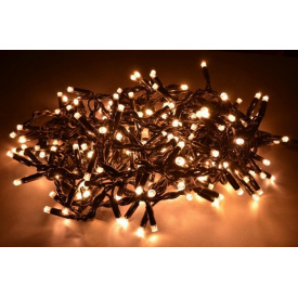 Гирлянда светодиодная Mine 25 м на 500 LED, черный шнур Желтый (hub_eopbp5)