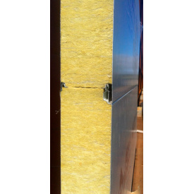 Сендвіч панель стінова з наповнювачем мін вата 100 мм