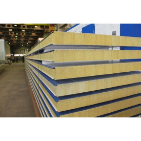 Сендвіч панель стінова 60 мм мінеральна вата