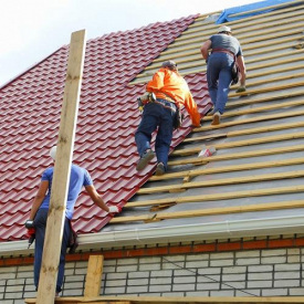 Монтаж даху з металочерепиці