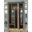 Входная дверь 1300х2100 мм монтажная ширина 60 мм профиль WDS Ekipazh Ultra 60 цвет Орех Ужгород