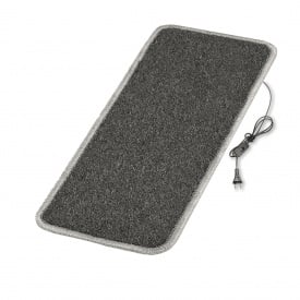 Килимок з підігрівом термоізоляцією та вимикачем Теплик Стандарт 50×100 см Темно-сірий