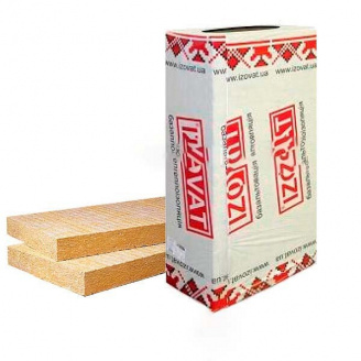 Базальтовая вата фасадная IZOVAT плотность 135 кг/м3 (1000x600x50) (2,4м2/уп)