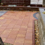 Тротуарна плитка LineBrook Модерн Флоренція 60 мм бетонна бруківка без фаски помаранчева Київ