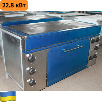 Плита електрична кухонна для ресторану ЕПК-6Ш стандарт Екобуд