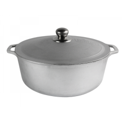 Кастрюля алюминиевая Brizoll 4 л с алюминиевой крышкой Тячів