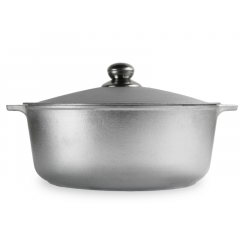 Кастрюля алюминиевая Brizoll 4 л с алюминиевой крышкой Тячів