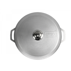 Кастрюля алюминиевая Brizoll 4 л с алюминиевой крышкой Тячів