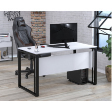 Письменный стол Loft-Design G-135-16 белый с царгой столешница 1350х700 мм