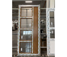 Міжкімнатні двері 900x2050 мм монтажна ширина 70 мм профіль WDS Ekipazh Ultra 70 Золотий дуб