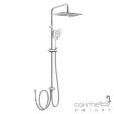 Душевая стойка без смесителя Imprese Bila Desne T-00301SQ хром/белая