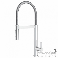 Смеситель для кухни с гибким изливом Imprese Pivot SS f03408501SS хром Київ