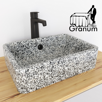Гранітна мийка з каменю на замовлення. Покостівський граніт. Granum