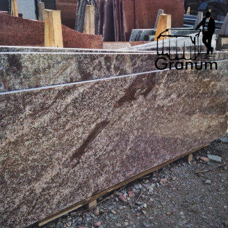 Крутневський граніт (Granat) на замовлення для облицювання смуги 150-310х83 см. Granum