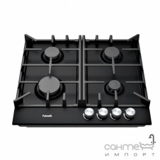Газовая варочная поверхность на четыре конфорки Fabiano FHG 3744 VGH Black черная эмаль