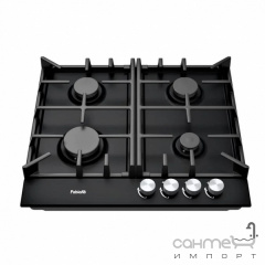 Газовая варочная поверхность на четыре конфорки Fabiano FHG 3744 VGH Black черная эмаль Житомир