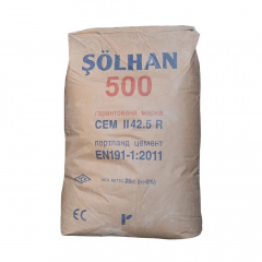Цемент М-500 SOLHAN (Солхан) СЕМ II 42,5 R Турция 25 кг Николаев