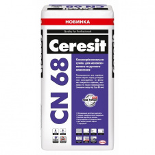 Самовыравнивающаяся смесь для пола CERESIT СN 68 25 кг