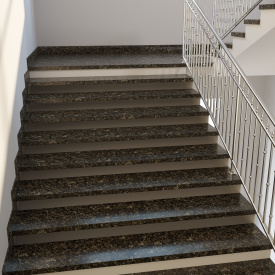 Гранітні сходи на вулицю з Човнової Житомирські граніти