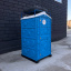 Душова кабіна пластикова блакитний колір Екобуд Ужгород