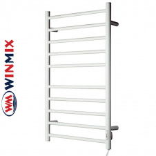 Полотенцесушитель электрический Winmix Style Atlas EPA-5386R-10T-WHITE с таймером (белый, правый, 10 перекладин)