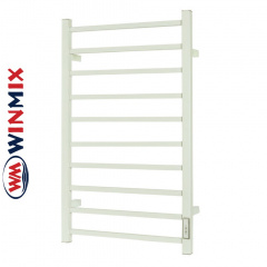 Полотенцесушитель электрический Winmix Better EPB-5386R-10T-WHITE с таймером (белый, правый, 10 перекладин) Луцк