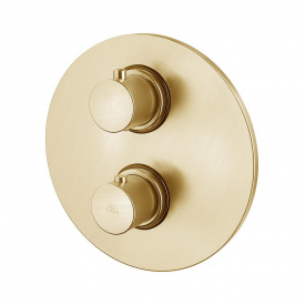 Термостат для душу Paffoni Light на 2 споживача матове золото