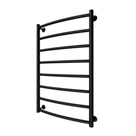 Рушникосушка водяна Mario Классик 800x530 чорна матова