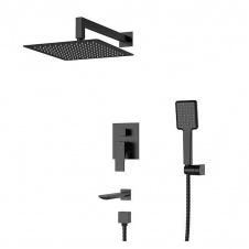 Встраиваемая душевая система со смесителем KB-64010-05 Black (Цвет черный), Чехия