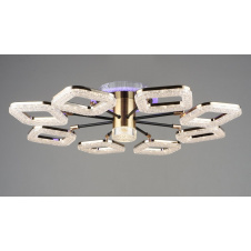 Люстра светодиодная акриловая Sirius B YH1003/8 BK+GD 80W