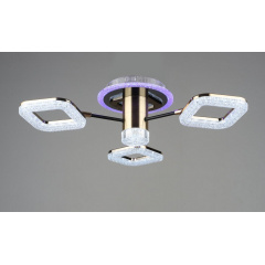 Люстра светодиодная акриловая Sirius B YH1003/3 BK+GD Харків