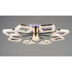 Люстра светодиодная акриловая Sirius B YH1003/8 BK+GD 80W Киев